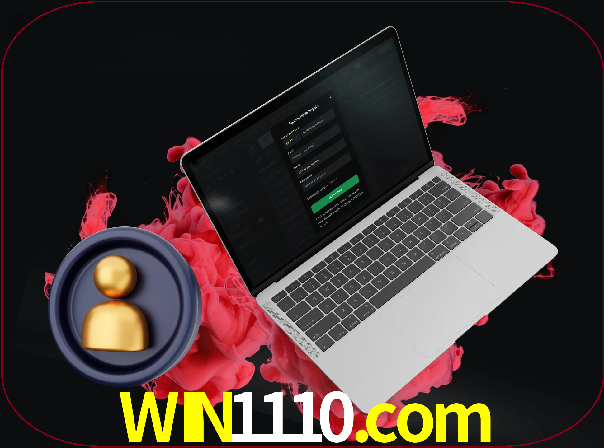 No cabeçalho do site win1110, clique no botão que o levará a um formulário especial onde terá de introduzir as suas informações actuais.
